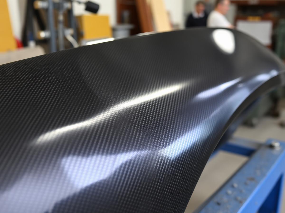 Premium composite body panel detail